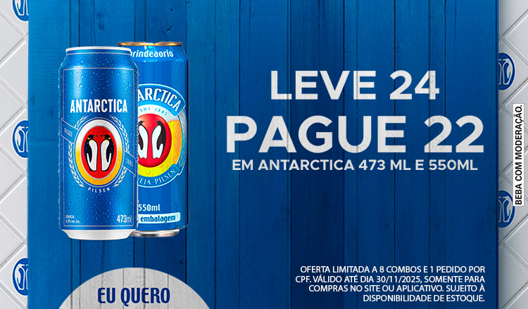 Cerveja Antarctica 473ml 30/11